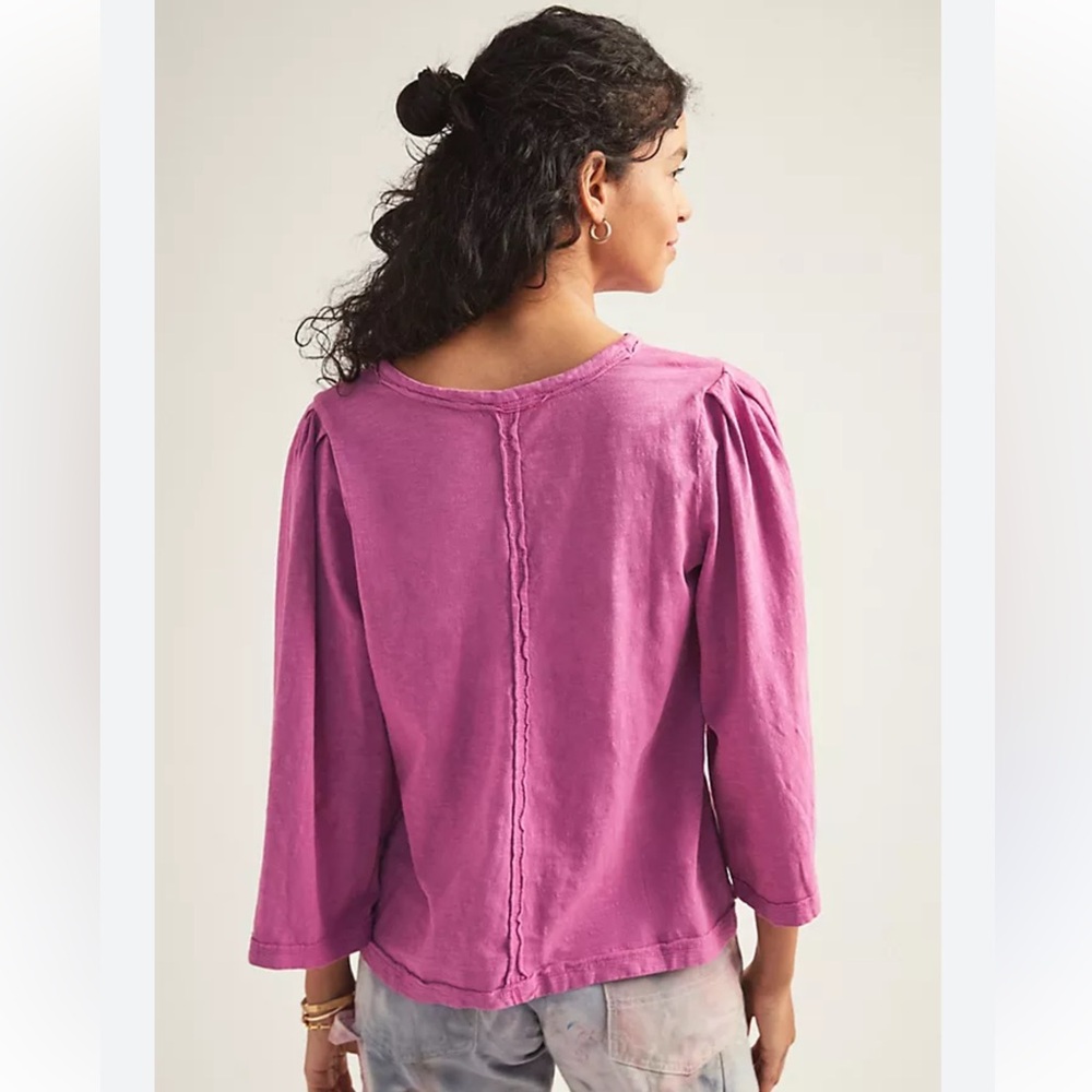 Anthropologie Pilcro Jillian Bell-Sleeved Top Medium